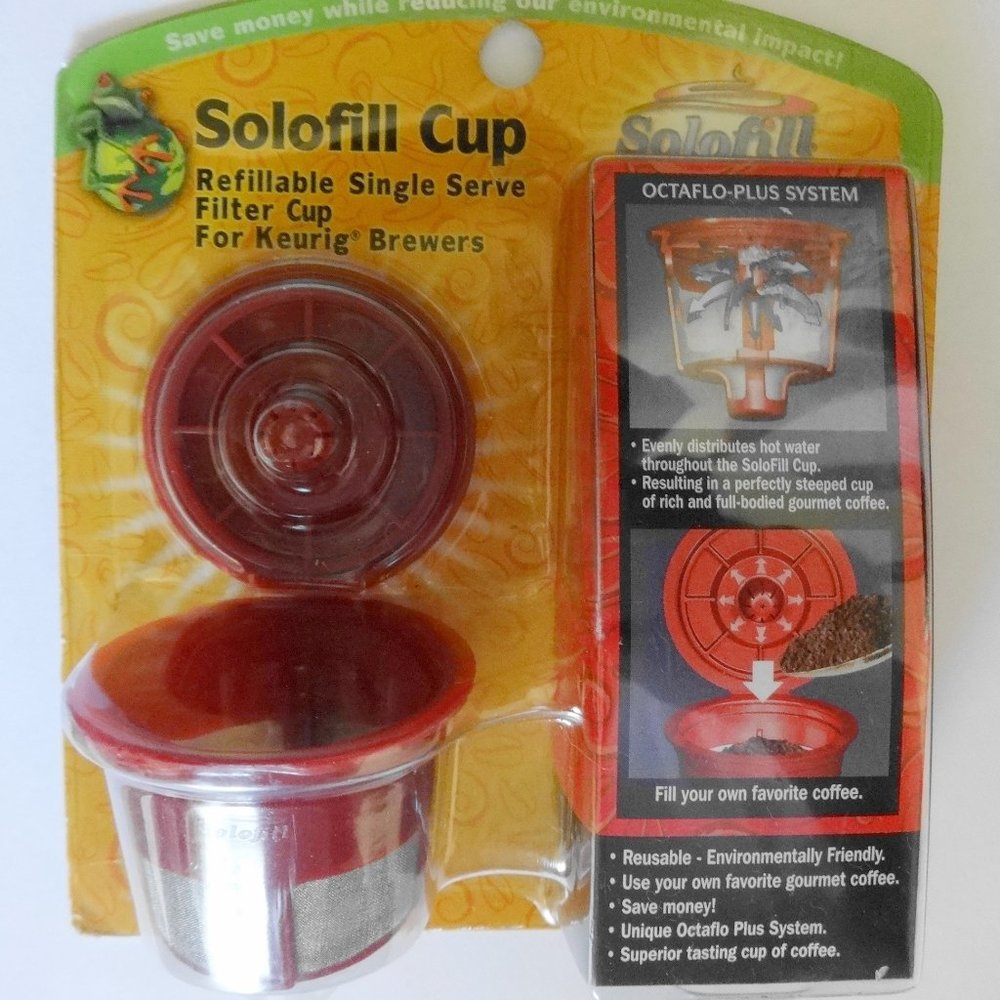 SOLOFILL Refillable Keurig Filter Cup